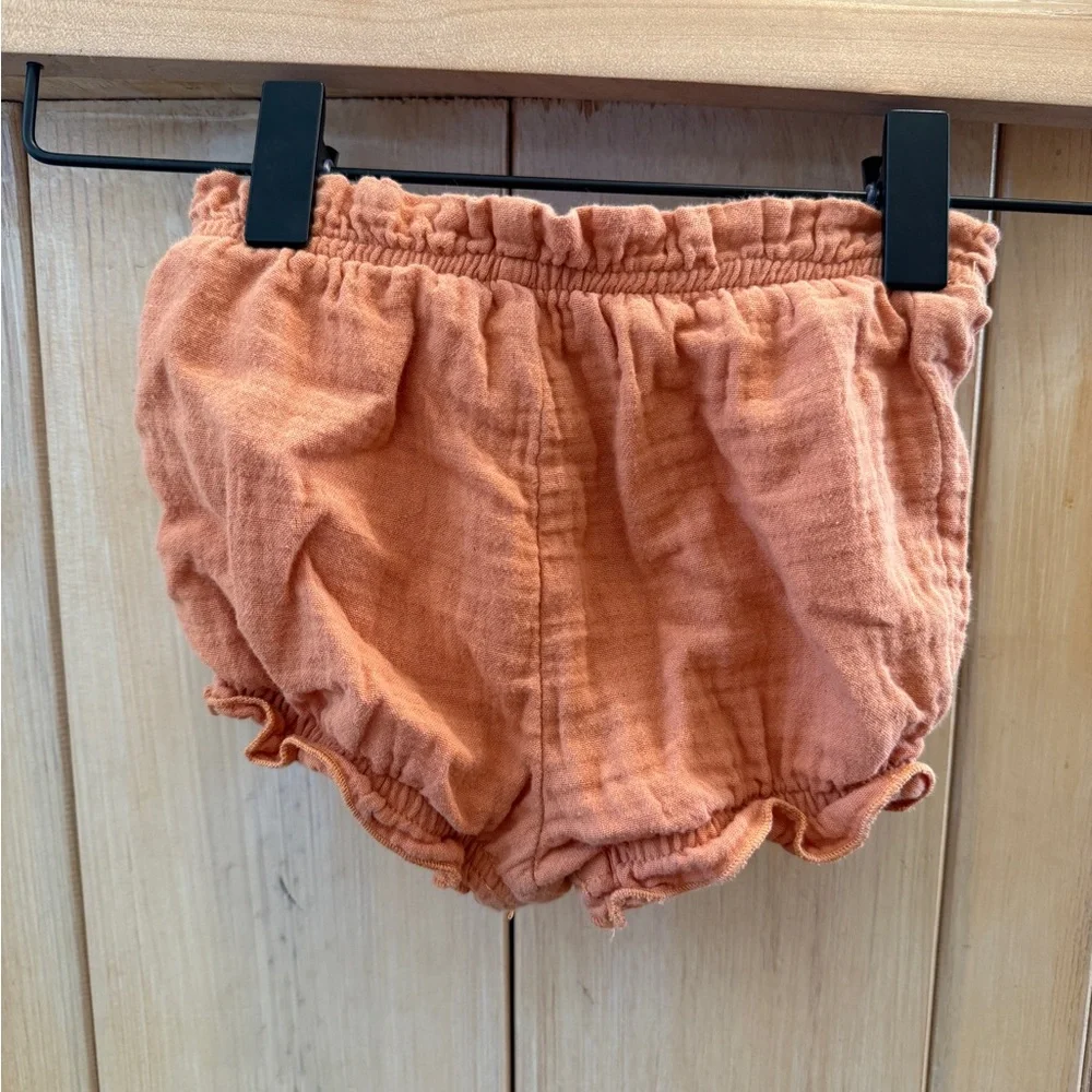 Orange Ruffled Kids Bloomers